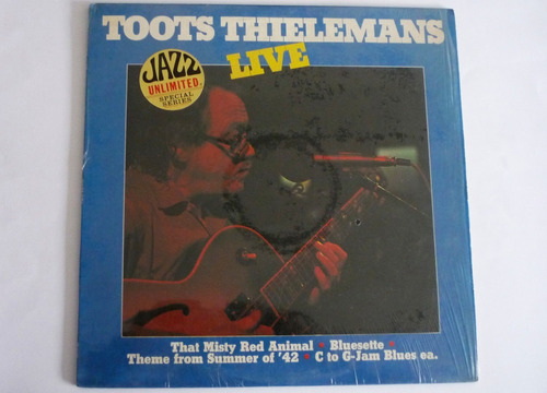 Toots Thielemans - Toots Thielemans Live - Lp Vinilo Acetato