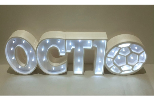 Nombres Iluminados 6 Letras 15 Cm Polyfan Luces Tu Nombre
