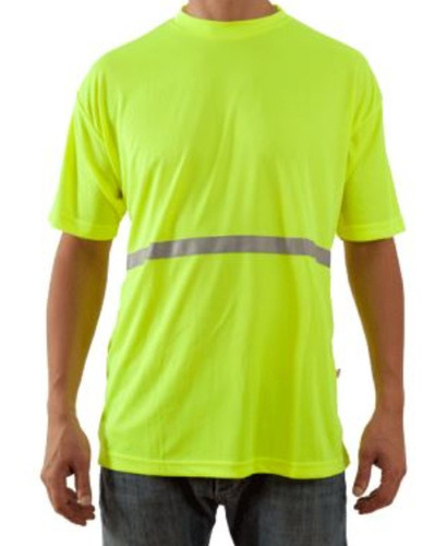 Remera Camiseta Trabajo Amarilla Reflectiva Cool Dry Alaska