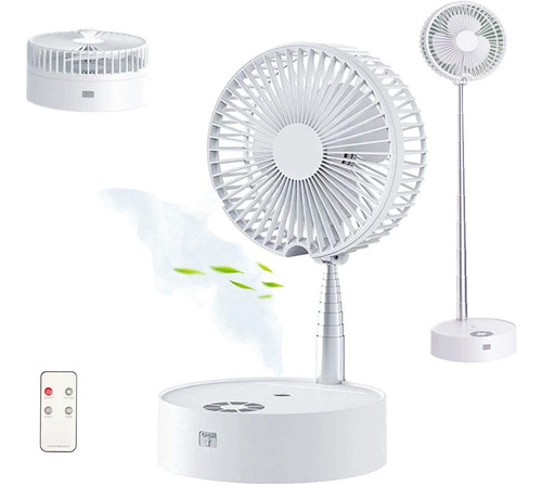 Ventilador Con Humidificador 2in1 7200mah Control Remoto Exp