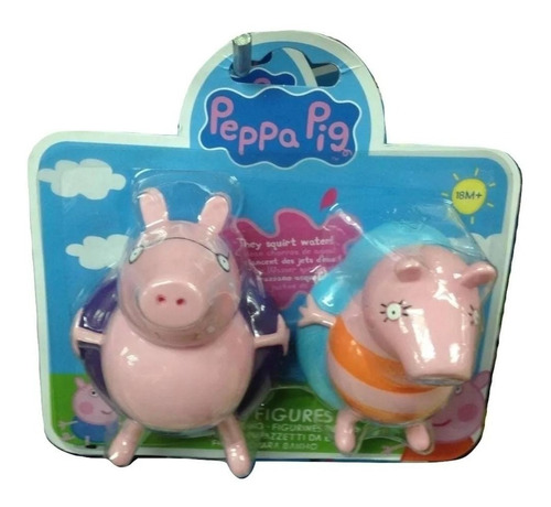 Set Figura Peppa Pig Para Baño