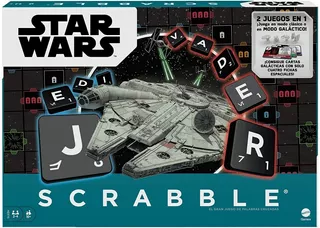 Juego De Mesa Scrabble Star Wars Mattel Original Nuevo