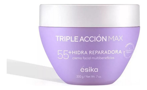 Crema Facial Hidra Nutritiva Triple Acción 55+ Esika 200g