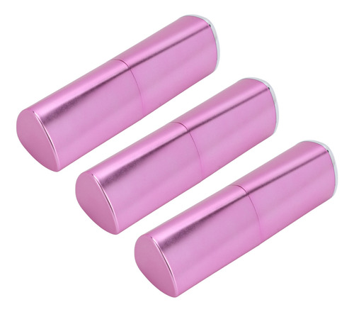 Envase De Bálsamo Labial Vacío, 3 Unidades, Tubos De Lápiz L