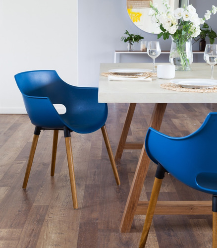 Imagen 3 de 4 de Silla De Comedor Frida Wood Diseño Rossi
