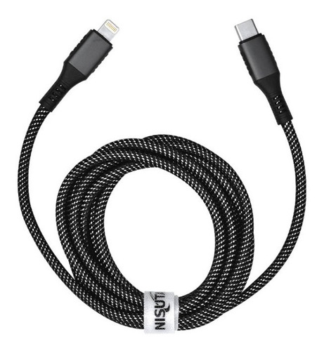 Cable Nisuta Usb C A Light De 1,5m Soporta Carga Pd 30w