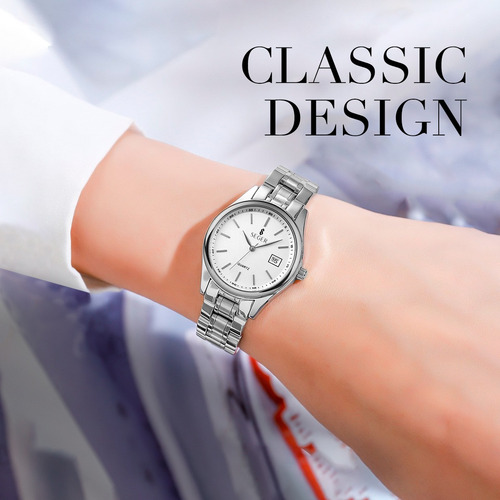 Imagen 7 de 9 de Reloj Mimimalista Elegante Seger 1692 Analogico Acero !