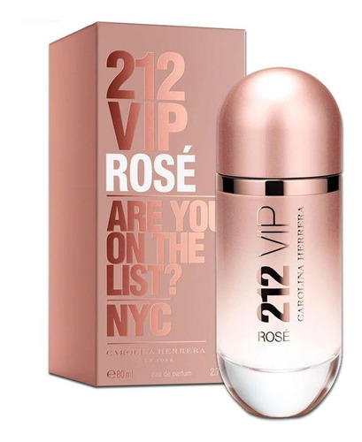 Perfume 212 Vip Rose Feminino Eau De Parfum 80ml