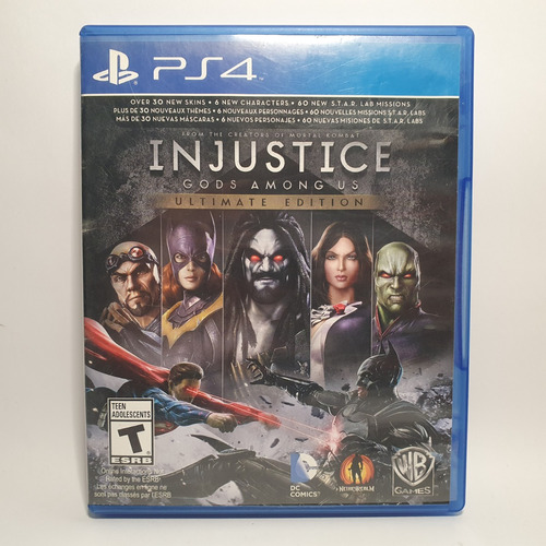 Juego Ps4 Injustice - Gods Among Us - Ultimate - Fisico