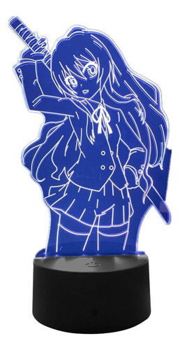 Luz Noche Led Toradora Taiga Aisaka Para Decoración Dormitor