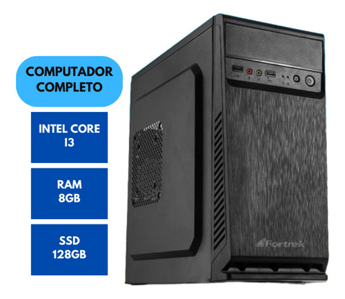 Computador Pc Completo I3 128gb H81 Office 8gb Ram