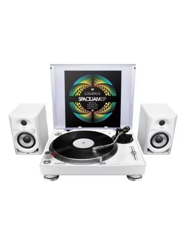 Pioneer DJ PLX-500-W Giradiscos de tracción directa (Blanco)