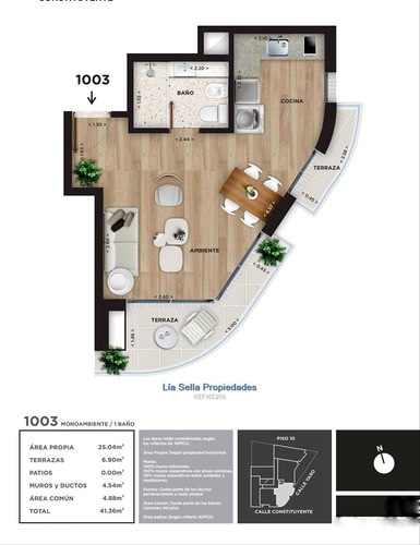 Imagen 3 de 11 de Venta Monoambiente En Cordón Cw165268