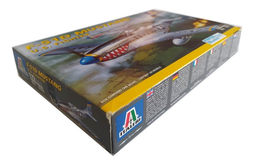 Bm 1/72 Modelismo Avion Italeri F-51d Mustang Abierto/comple (Usado)