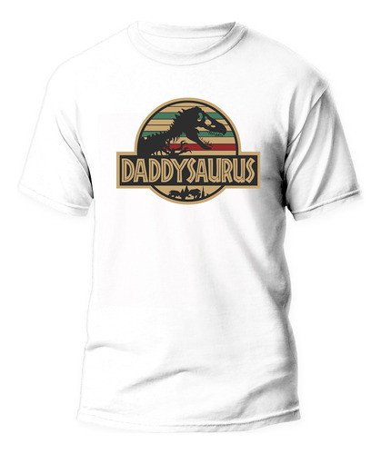 Playera Personalizada Para Papá Daddysaurus Jurassic Park 