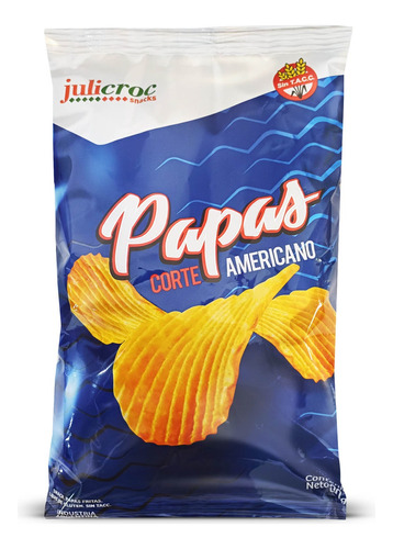 Papas Fritas Corte Americano Julicroc Sin Tacc Snacks X80g