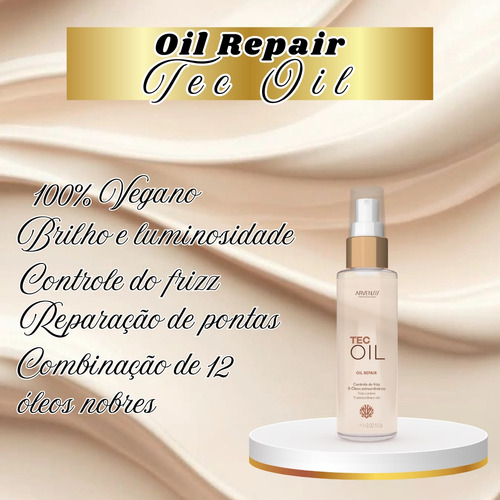 Kit Arvensis Cachos Shampoo +cond. +ativ.+masc+ Oleo Tec Oil