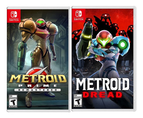 Combo Metroid Prime Remastered + Metroid Dread Switch Fisico