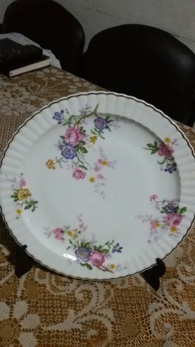 Hermoso Plato De Decoracion Porcelana Limoges Sellado