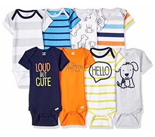 Onesies Brand Baby-boys 8-pack Body Mix & Match De Manga Cor