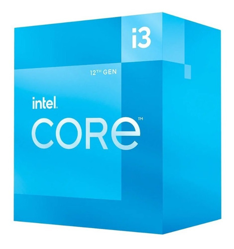 Procesador Intel Alder Lake Core I3-12100f Sin Video S1700