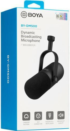 Microfone Boya By-dm500 Com Braço Suspensão Com Mola By-ba20