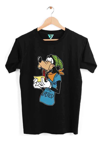 Polera Goofy Guffy Perro Disney Marihuano 420 Unisex Algodón