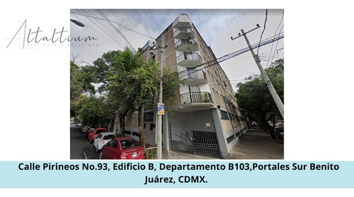 Se Vende Casa En Calle Pirineos No.93, Edificio B, Departamento B103,portales Sur Benito Juárez, Cdmx. Pds31-di