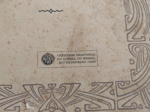 Livro O Guarany José De Alencar Officinas Graphicas 1928