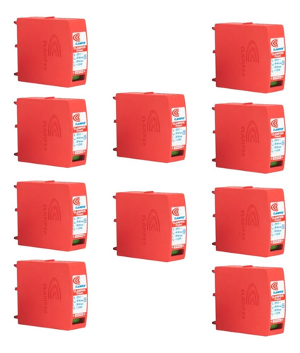 Kit 10 Unidades Refil Plugue Dps Ca 275v 45ka Clamper