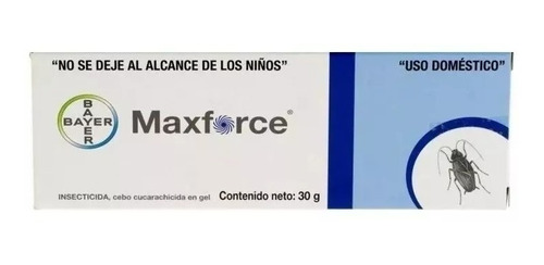 2 Piezas Maxforce Gel Jeringa Bayer 30gr Exterminador Cucarachicida Cucarachas Plagas Maxforce