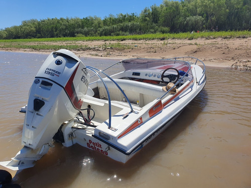 Imagen 5 de 9 de Lancha Monza Motor Evinrude 135 Ho V6 Etec 90 Horas De Uso