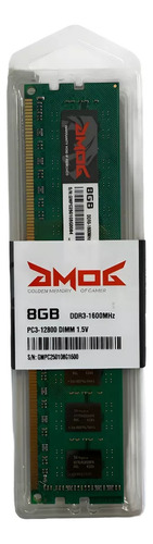 Memoria Ram Amos Ddr3 8gb 1600mhz Color