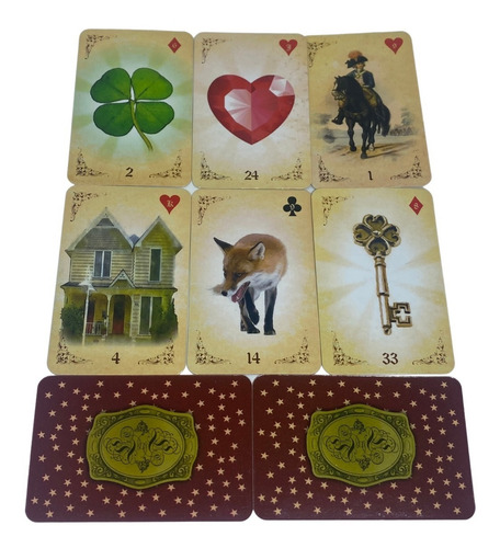Imagem 4 de 4 de Baralho Cigano Lenormand Clássico + Saquinho Para Proteção