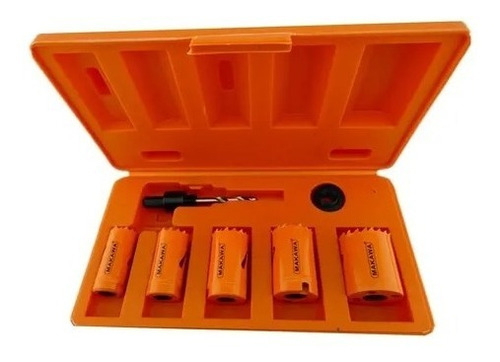 Kit Set Juego Sierra Copa Bi-metal 7 Piezas Makawa