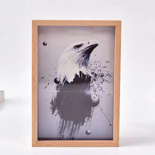 Marco De Fotos De Madera, Hucha Creativa 7 Pulgadas
