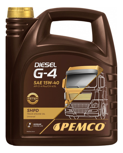 Pemco Diesel G4 - 15w40 - 5 Litros - Mejor Precio