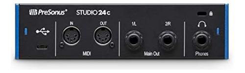 Presonus Studio 24c 2x2 Paquete De Interfaz Usb Tipo C Con P