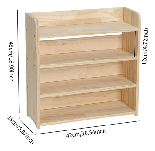 Tabletop Storage Rack De De Decorativo Figuras 4 Capa