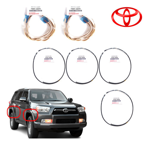 Gomas Vivos Para Buches Toyota 4runner 2014 2015 2016 2017