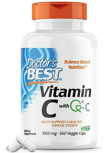 Vitamina C Doctor's Best 1000mg 360 Capsulas.