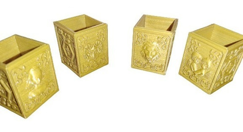 Cajas De 6cm Saint Seiya Todos Los Caballeros Y Signos!!!