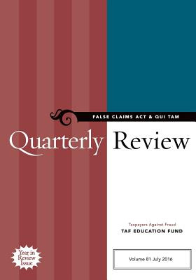 Libro False Claims Act & Qui Tam Quarterly Review - Taf E...