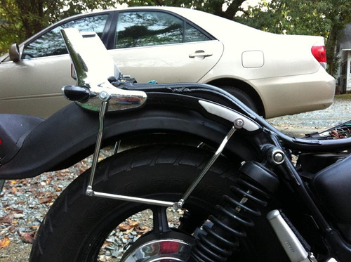 Soportes Alforjas Moto Harley Yamaha Honda Maletas Negro