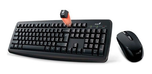 Imagen 2 de 3 de Kit Genius Teclado Mouse Inalambrico Smart Km-8100