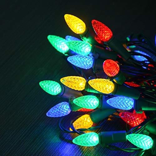 Awinking 17.7ft 50 Led C3 Christmas Lights Battery Bp4pg