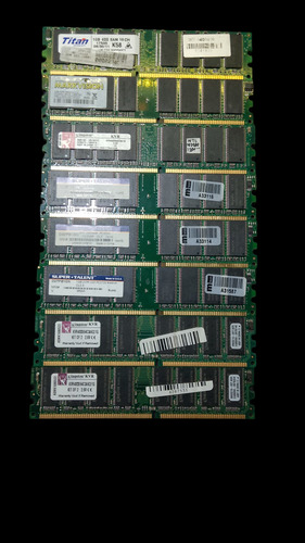 Memorias Ddr O Ddr1 De 1gb X 2 Unidades (Usado)