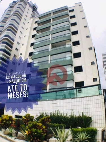 Imagem 1 de 18 de Apartamento Com 2 Dormitórios À Venda, 83 M² Por R$ 390.000,00 - Vila Guilhermina - Praia Grande/sp - Ap2361
