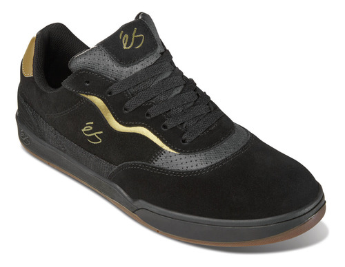 Tenis Es Melange Black/black/gum 544