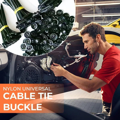 Reusable Nylon Zip Ties Universal Locking Cable Tie Buckle